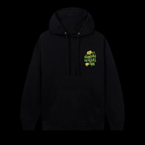 Anti Social Social Club Poppy Hoodie 'Black'