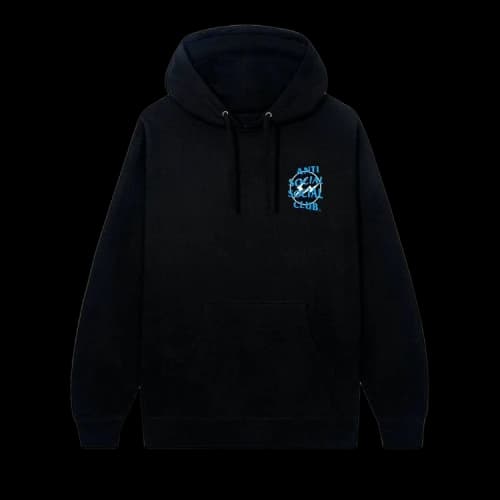 Anti Social Social Club Precious Petals Hoodie 'Black/Blue'