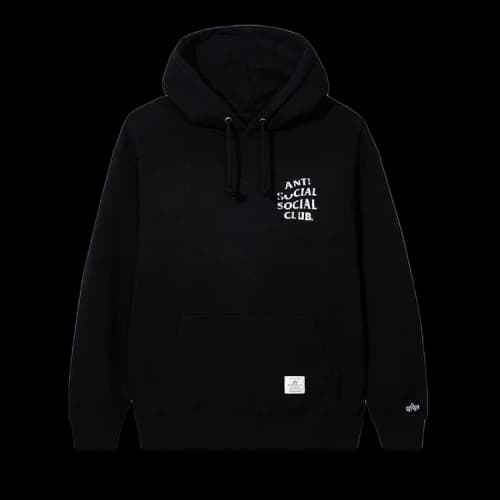 Anti Social Social Club x Alpha Essential Hoodie 'Black'