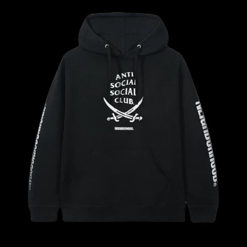 Anti Social Social Club x Neighborhood 6IX Hoodie 'Black'