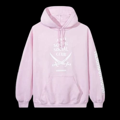 Anti Social Social Club x Neighborhood 6IX Hoodie 'Pink'