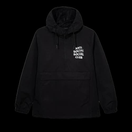 Anti Social Social Club Thought Process Anorak 'Black'