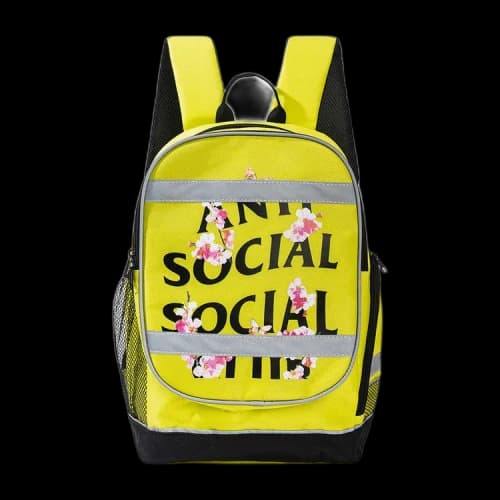 Anti Social Social Club Kkoch 3M High Vis Backpack 'Neon Yellow'