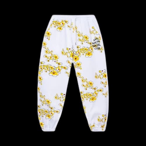 Anti Social Social Club Draw Conclusions Sweatpants 'White'