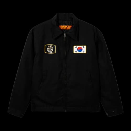 Anti Social Social Club Wounded Red Kap Jacket 'Black'