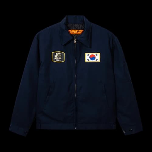 Anti Social Social Club Wounded Red Kap Jacket 'Navy'