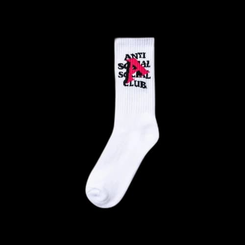 Anti Social Social Club Grade A Feet Socks 'White'