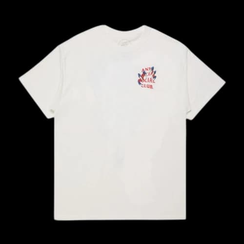 Anti Social Social Club Double Dragon Tee 'White'