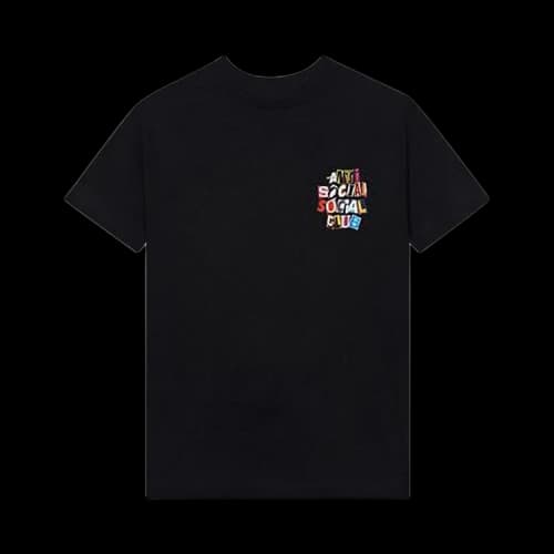 Anti Social Social Club Torn Pages Of Our Story Tee 'Black'