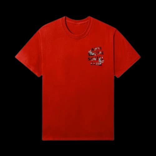 Anti Social Social Club Tatz Tee 'Red'