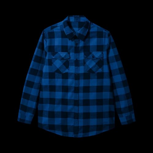 Anti Social Social Club A Fire Inside Flannel 'Blue'