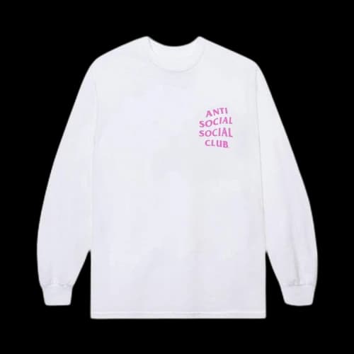 Anti Social Social Club Kkotch Long-Sleeve Tee 'White'