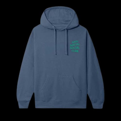 Anti Social Social Club Mind Games Hoodie 'Storm Blue'
