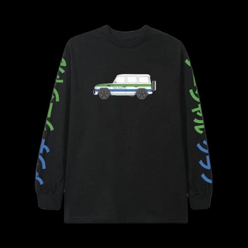 Anti Social Social Club Pizza Bun And Tire Long-Sleeve 'Black'