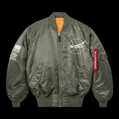 Anti Social Social Club Alpha Industries MA-1 Nebula Jacket 'Sage'