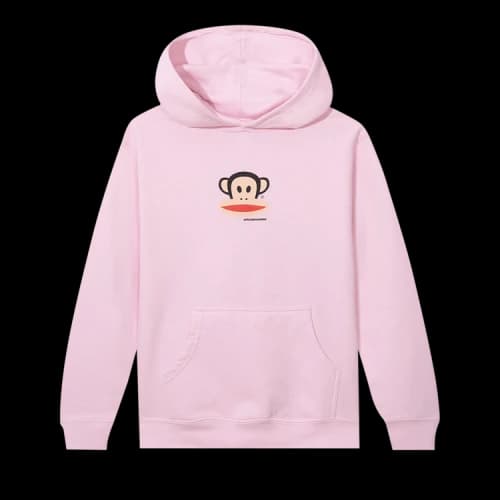 Anti Social Social Club Kids x Paul Frank Logo Hoodie 'Pink'