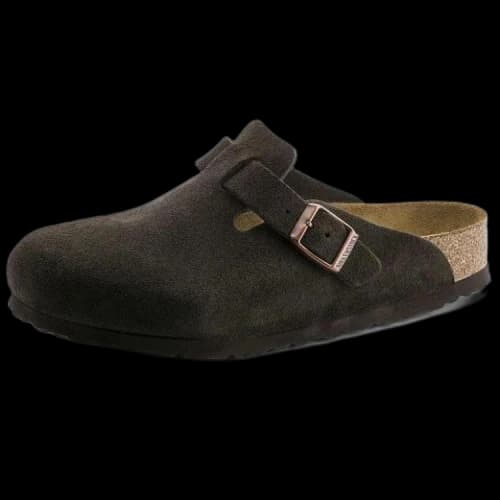 Birkenstock Boston Soft Footbed Suede 'Mocha'