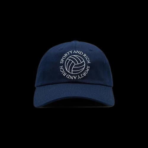 Sporty & Rich Valleyball Hat 'Navy/White'
