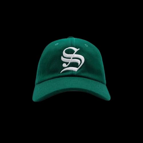 Sporty & Rich English Logo Hat 'Forest'