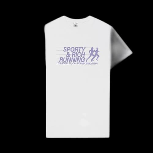 Sporty & Rich Running T-Shirt 'White'