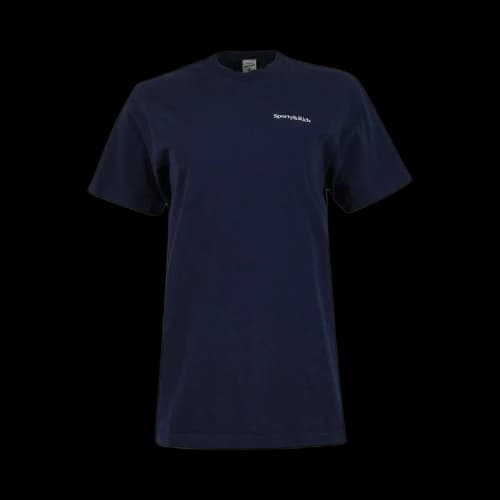 Sporty & Rich Health Is Wealth T-Shirt 'Navy'