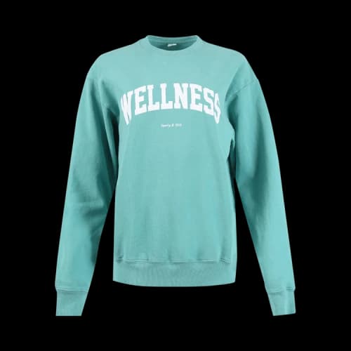 Sporty & Rich Wellness Ivy Crewneck 'Faded/Teal'