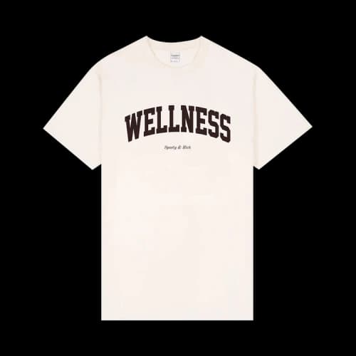 Sporty & Rich Wellness Ivy T-Shirt 'Cream'