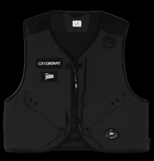 Patta x C.P. Company Utility Vest Black