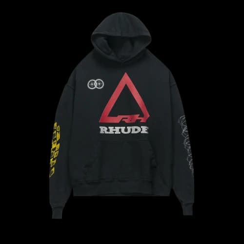 Rhude Rhonda 2 Helmet Hoodie 'Black'
