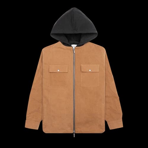Rhude Worker Jacket With Hood 'Tan'