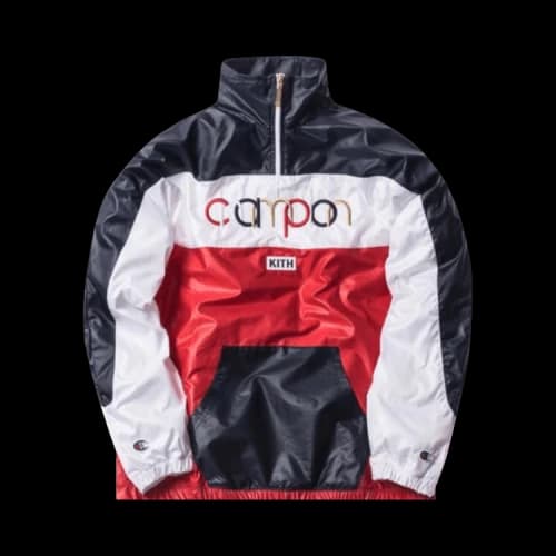 Kith Champion Quarter-Zip 'Red/White/Blue'