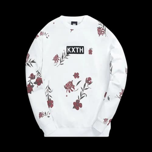 Kith Summer Floral Crewneck 'White'