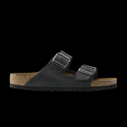 Birkenstock Arizona Soft Footbed Oiled Leather 'Black'