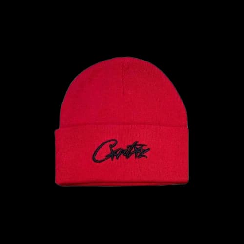 Corteiz Allstarz Folded Beanie 'Red'