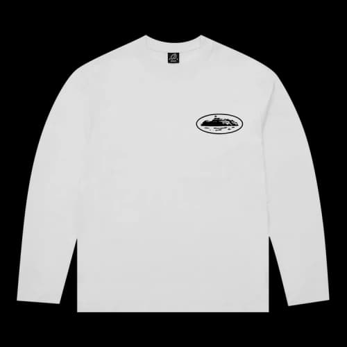 Corteiz OG Island Long-Sleeve Tee 'White'
