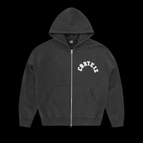 Corteiz Colly Arch Zip Hoodie 'Black'