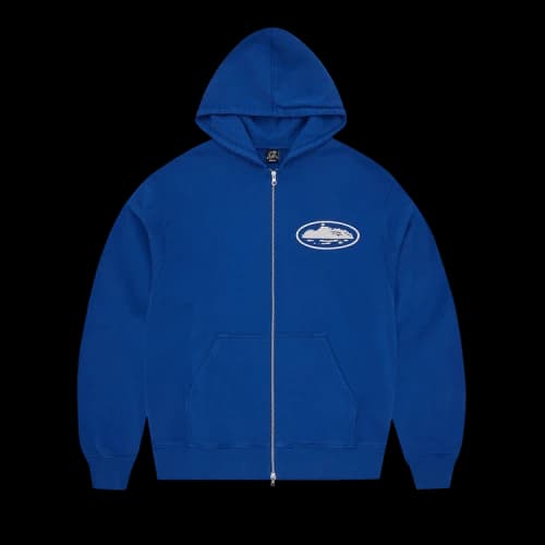 Corteiz Island Puff Print Tracksuit 'Washed Royal'
