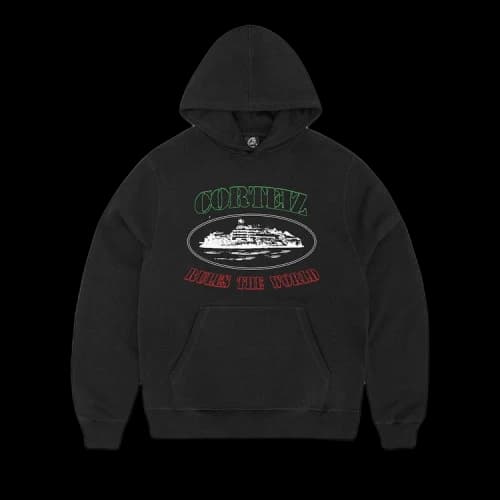 Corteiz Og Alcatraz Italia Hoodie 'Black'