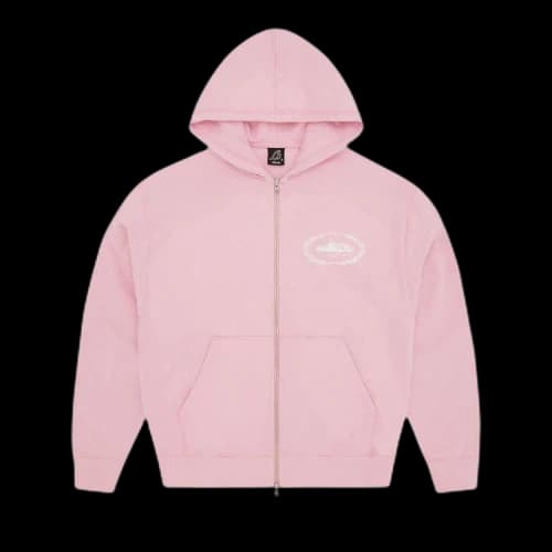 Corteiz Superior Royale Zip Hoodie 'Pink'
