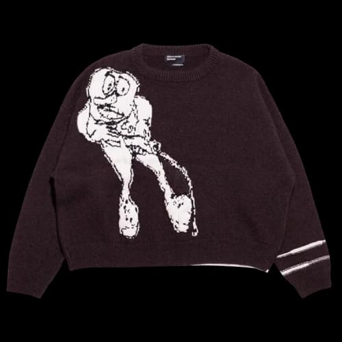 Enfants Riches Déprimés Jean D. Sweater 'Brown/Ivory/Black'