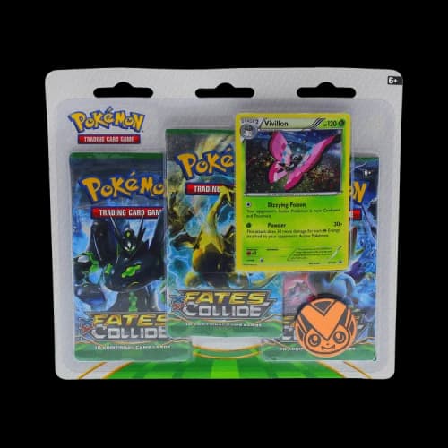 Pokémon Fates Collide Three Pack Blister 'Vivillon'