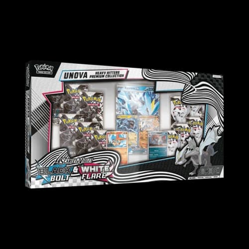 Pokémon Scarlet & Violet: Black Bolt & White Flare Unova Heavy Hitters Premium Collection