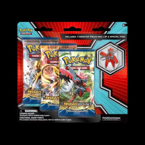 Pokémon XY: BREAKpoint Collector Pin 3 Pack Blister 'Mega Scizor'