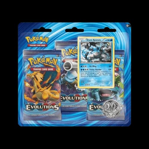 Pokémon XY: Evolutions 3 pack blister 'black kyurem'