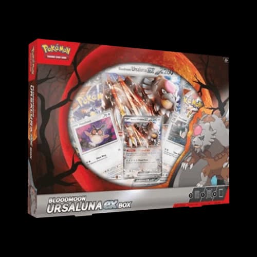 Pokémon 2024 Scarlet & Violet Bloodmoon Ursaluna EX Collection Box