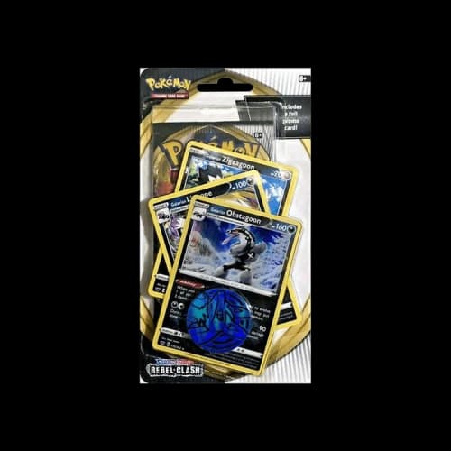 Pokémon Sword & Shield: Rebel Clash Premium Checklane Blister (Galarian Obstagoon)
