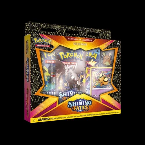 Pokémon Sword & Shield: Shining Fates Mad Party Pin Collection (Dedenne)