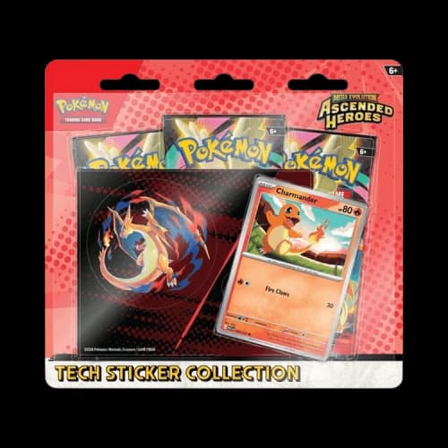Pokémon Mega Evolution: Ascended Heroes Tech Sticker Collection (Charmander)