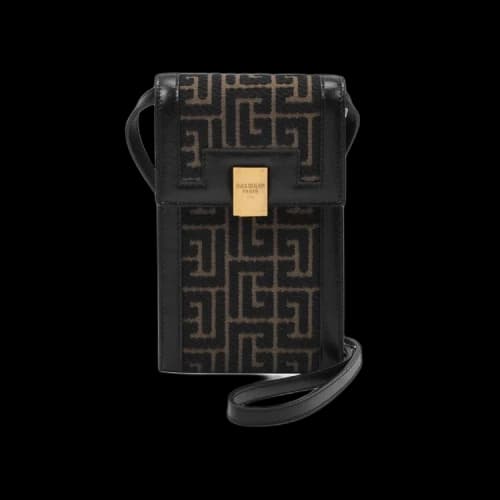 Balmain 1945 Smartphone Case 'Khaki Monogram'