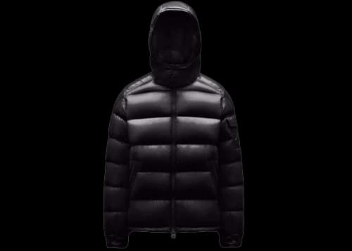 Moncler Maya Short Down Jacket Black